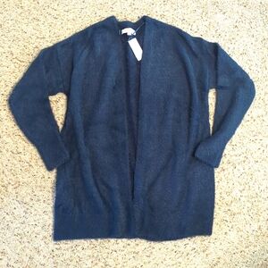 NWT Women's LOFT Dark Blue Cardigan Sweater, Size Small
